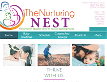 Tablet Screenshot of nurturingnestreno.com